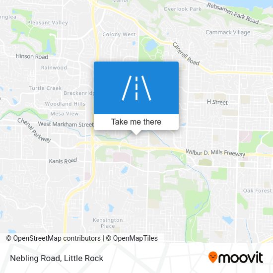 Mapa de Nebling Road