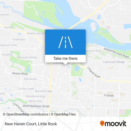 New Haven Court map