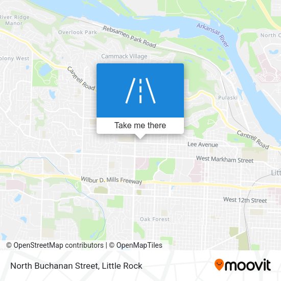 North Buchanan Street map