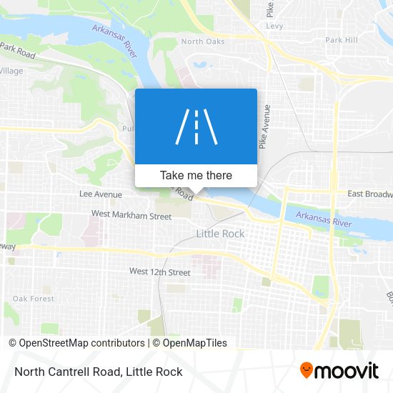 North Cantrell Road map