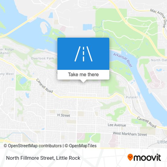 Mapa de North Fillmore Street