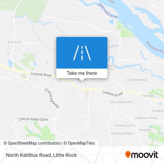 North Katillius Road map