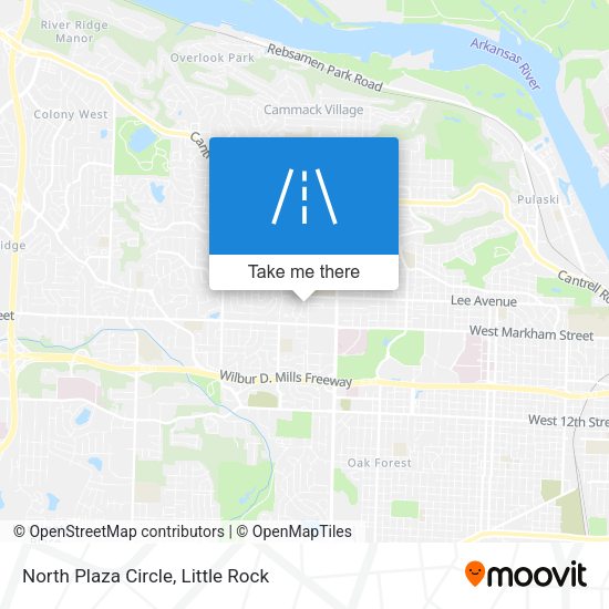 North Plaza Circle map
