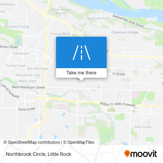 Mapa de Northbrook Circle