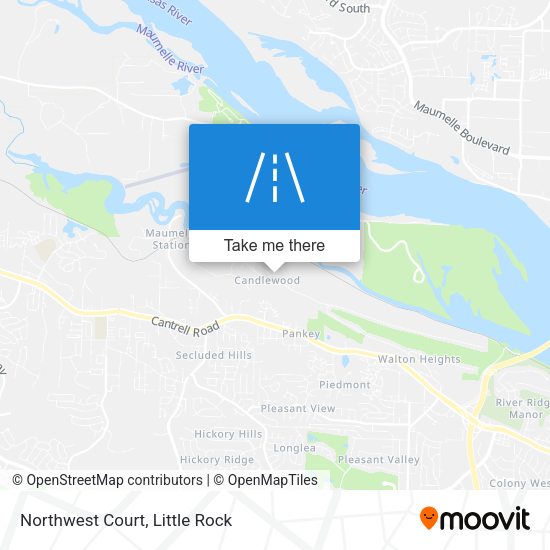 Mapa de Northwest Court