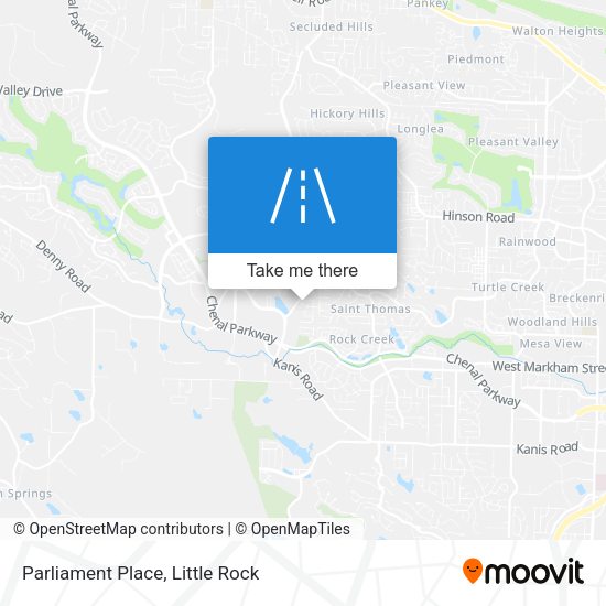 Mapa de Parliament Place