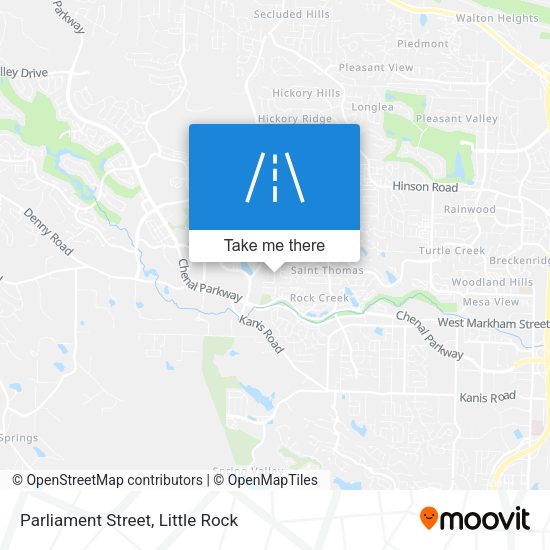 Mapa de Parliament Street
