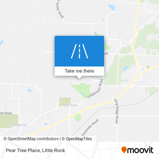 Pear Tree Place map