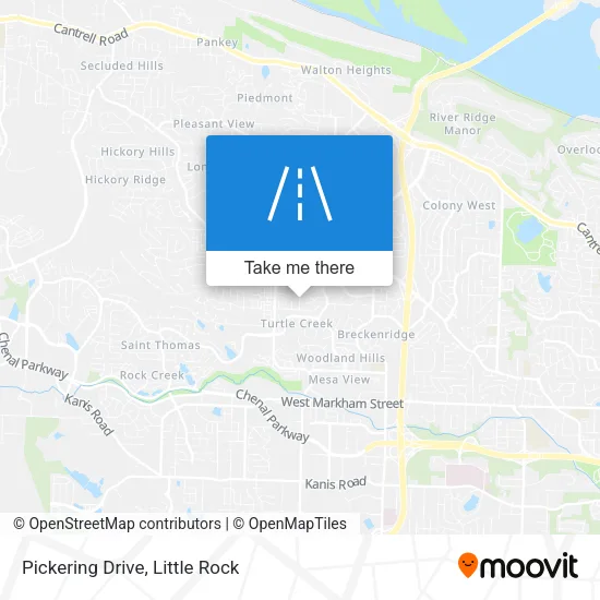 Pickering Drive map