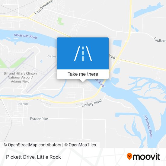 Mapa de Pickett Drive