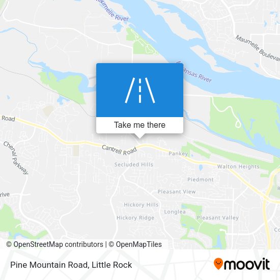 Mapa de Pine Mountain Road