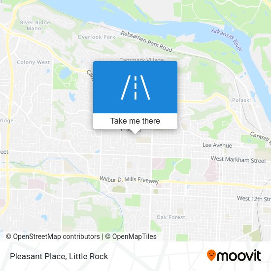 Mapa de Pleasant Place