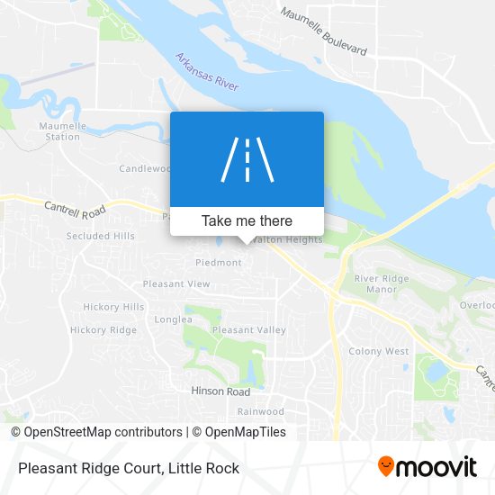 Pleasant Ridge Court map