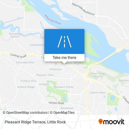 Pleasant Ridge Terrace map