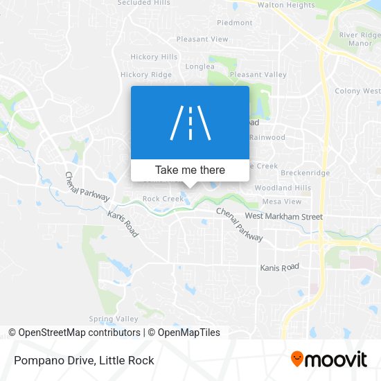 Mapa de Pompano Drive