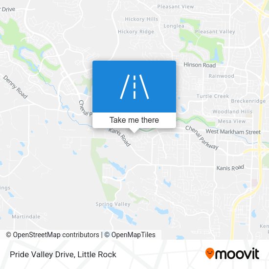 Pride Valley Drive map