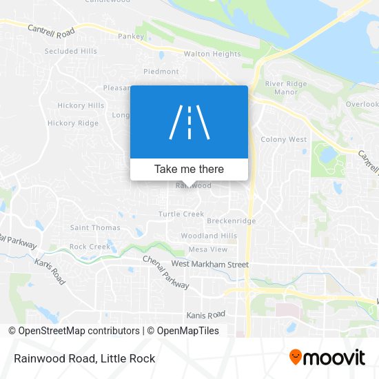 Mapa de Rainwood Road