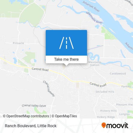 Ranch Boulevard map