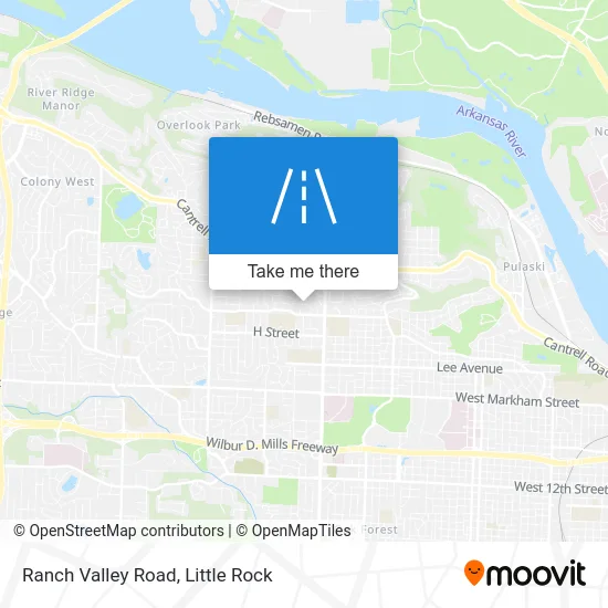 Ranch Valley Road map