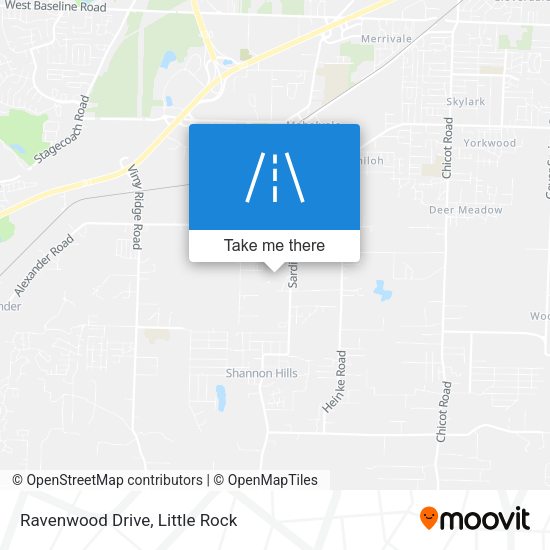 Mapa de Ravenwood Drive