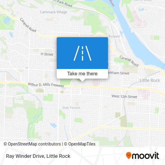 Mapa de Ray Winder Drive