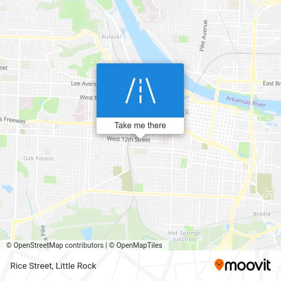 Rice Street map
