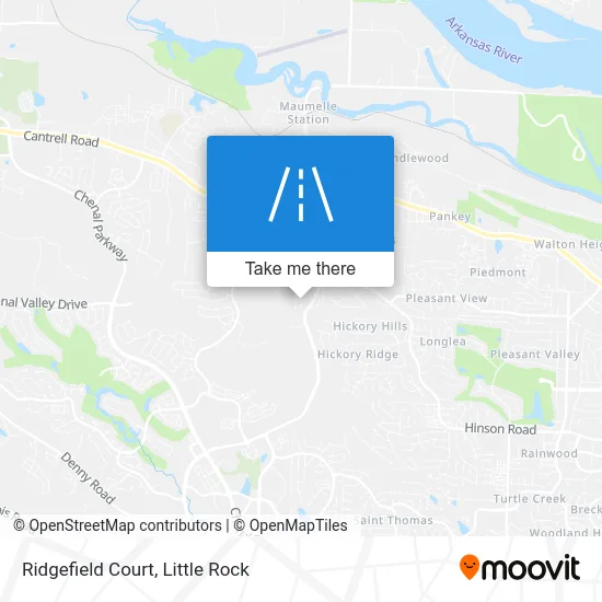 Ridgefield Court map