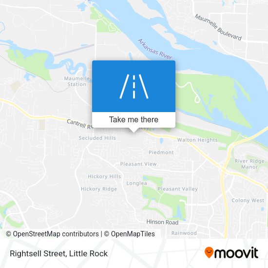 Rightsell Street map
