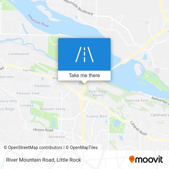 Mapa de River Mountain Road