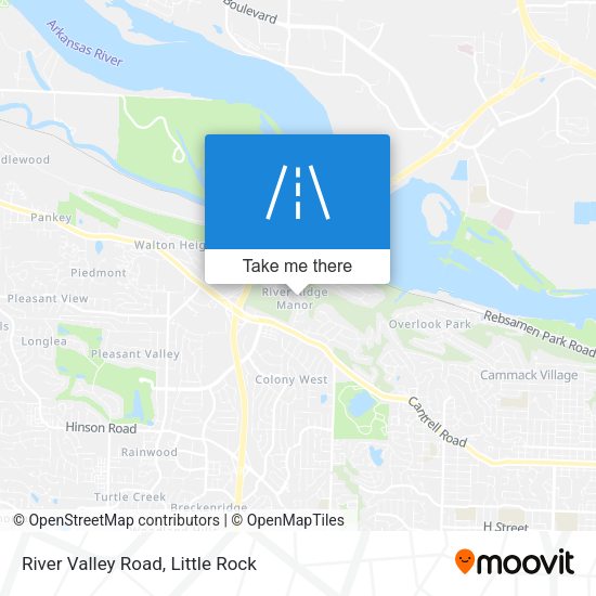 Mapa de River Valley Road
