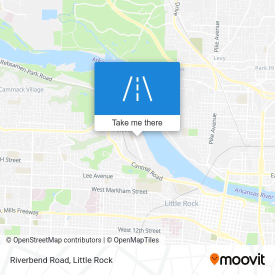 Mapa de Riverbend Road