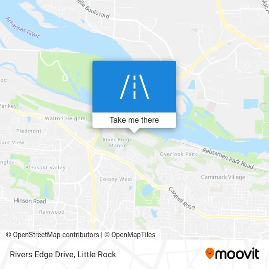 Rivers Edge Drive map