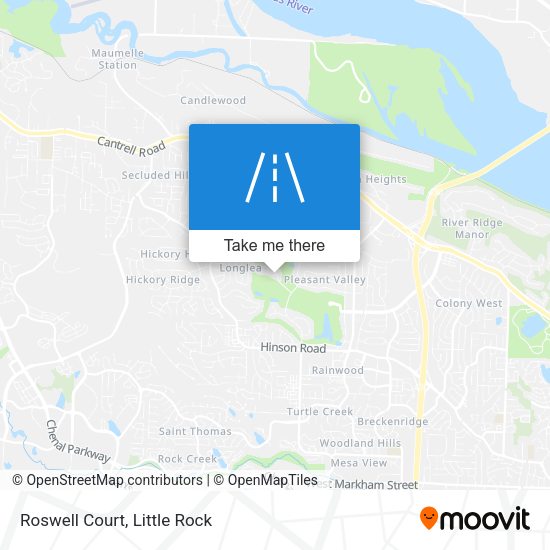 Mapa de Roswell Court