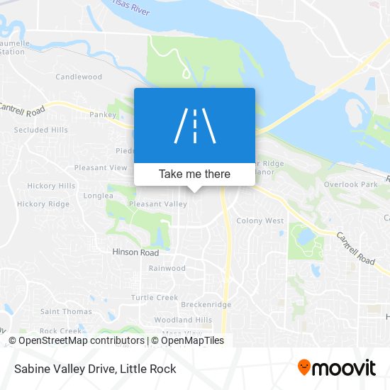 Sabine Valley Drive map