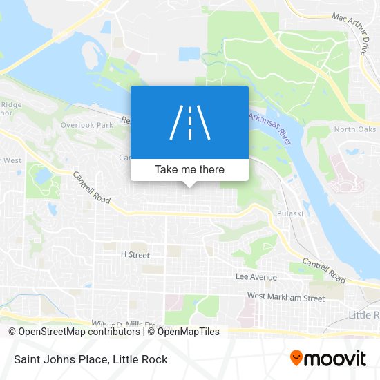 Mapa de Saint Johns Place