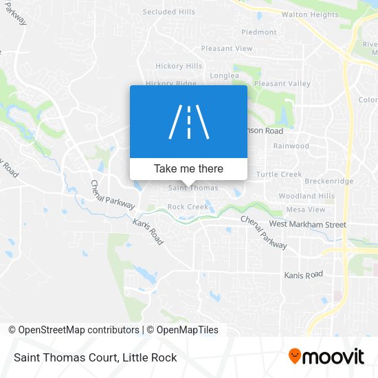 Saint Thomas Court map