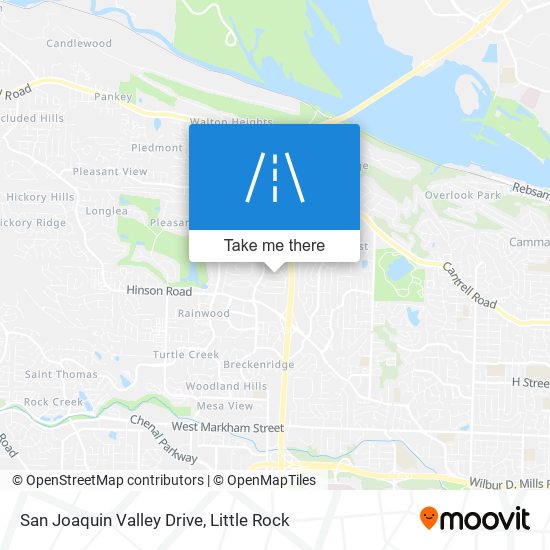 San Joaquin Valley Drive map