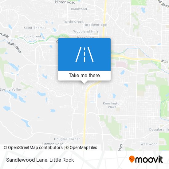 Sandlewood Lane map