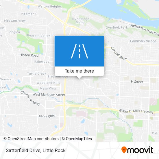 Satterfield Drive map