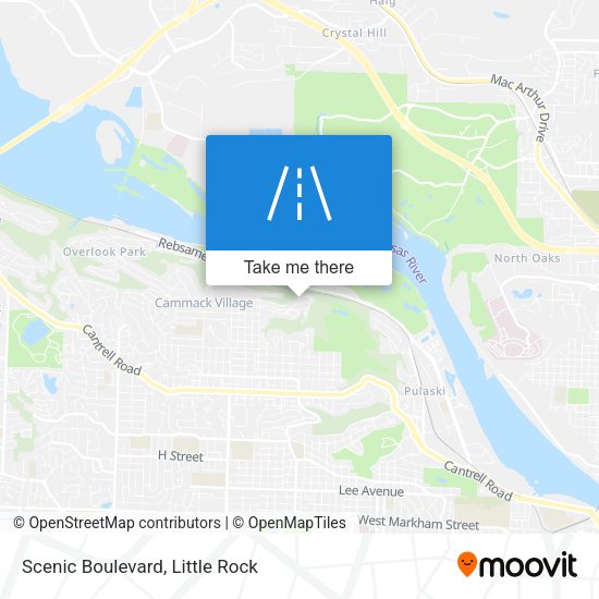 Mapa de Scenic Boulevard