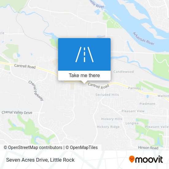 Mapa de Seven Acres Drive