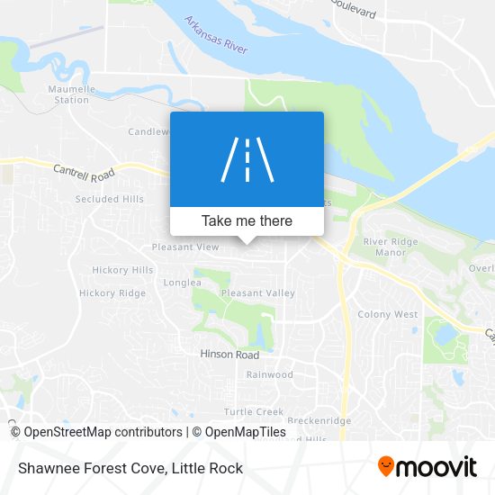Mapa de Shawnee Forest Cove