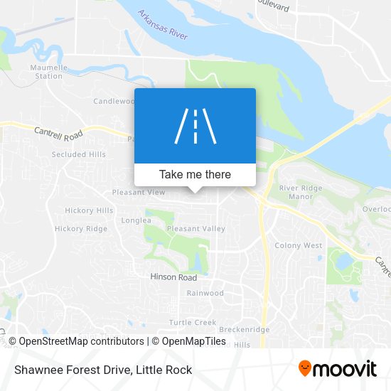 Shawnee Forest Drive map
