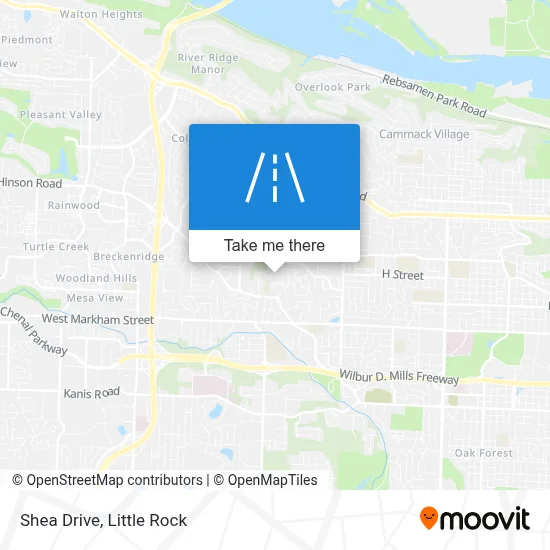 Shea Drive map