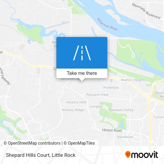 Mapa de Shepard Hills Court