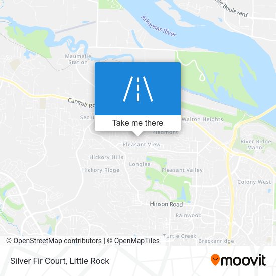 Silver Fir Court map