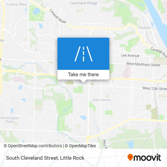 South Cleveland Street map