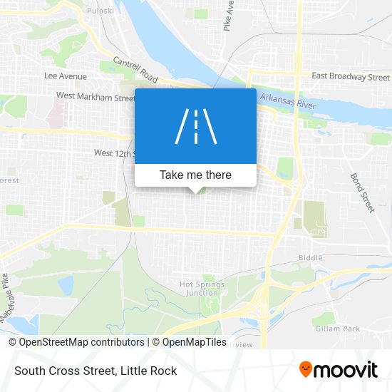 South Cross Street map
