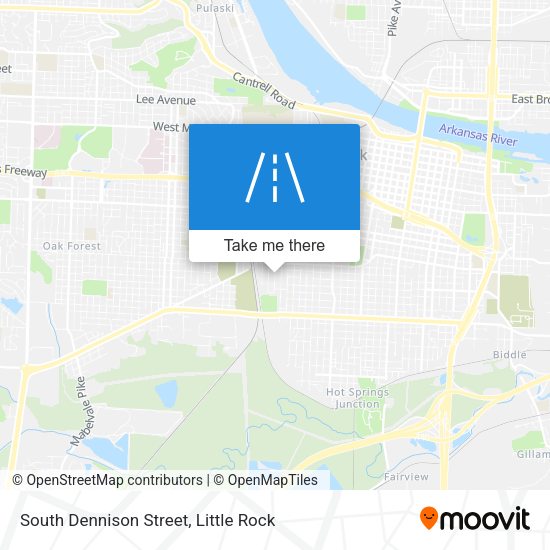 Mapa de South Dennison Street