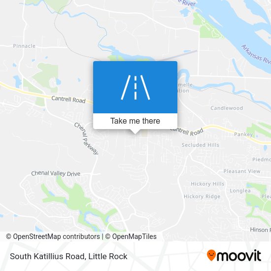 South Katillius Road map